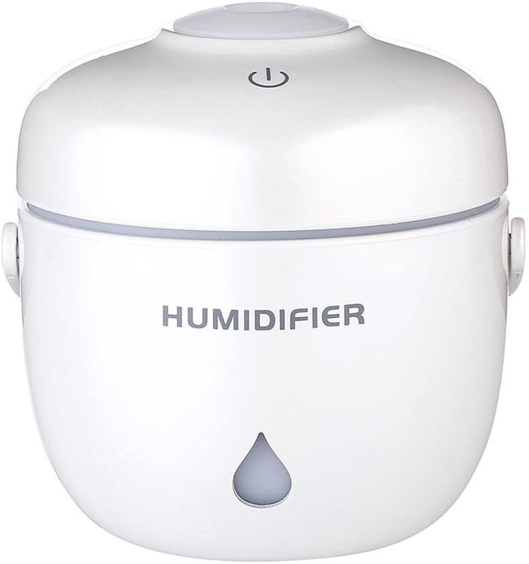 Convenient Ultrasound humidifier Household bedroom Mini USB Aromatherapy machine Small Ultrasound Cool nebulizer , White