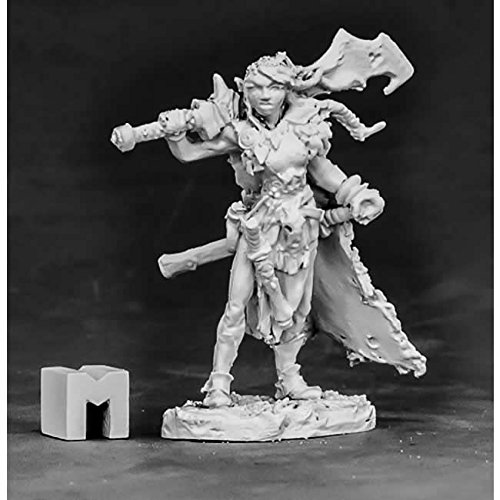 Reaper Miniatures Talnyth, Elf BarbarianÂ  #03861 Dark Heaven Unpainted Metal
