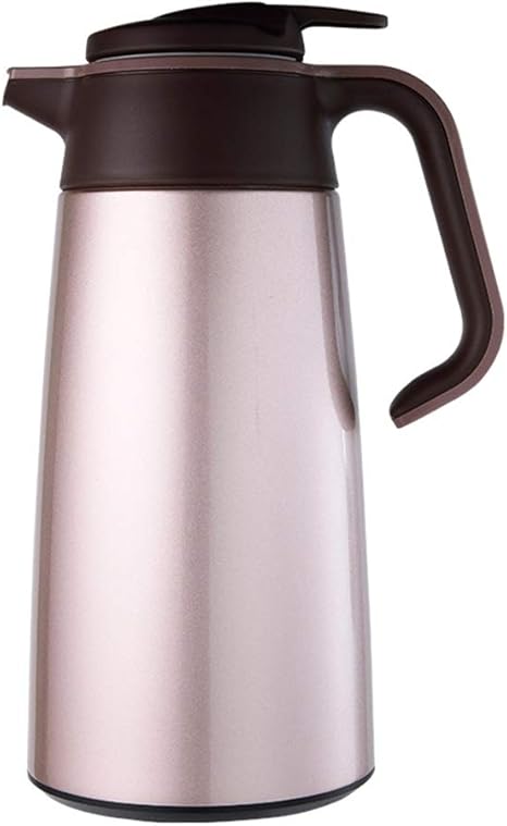 Amazon Sn 保温ポット ステンレス鋼真空ポット家庭用魔法瓶ボトル寮の部屋オフィスお湯ボトル2l 色 ゴールド 保温卓上ポット オンライン通販