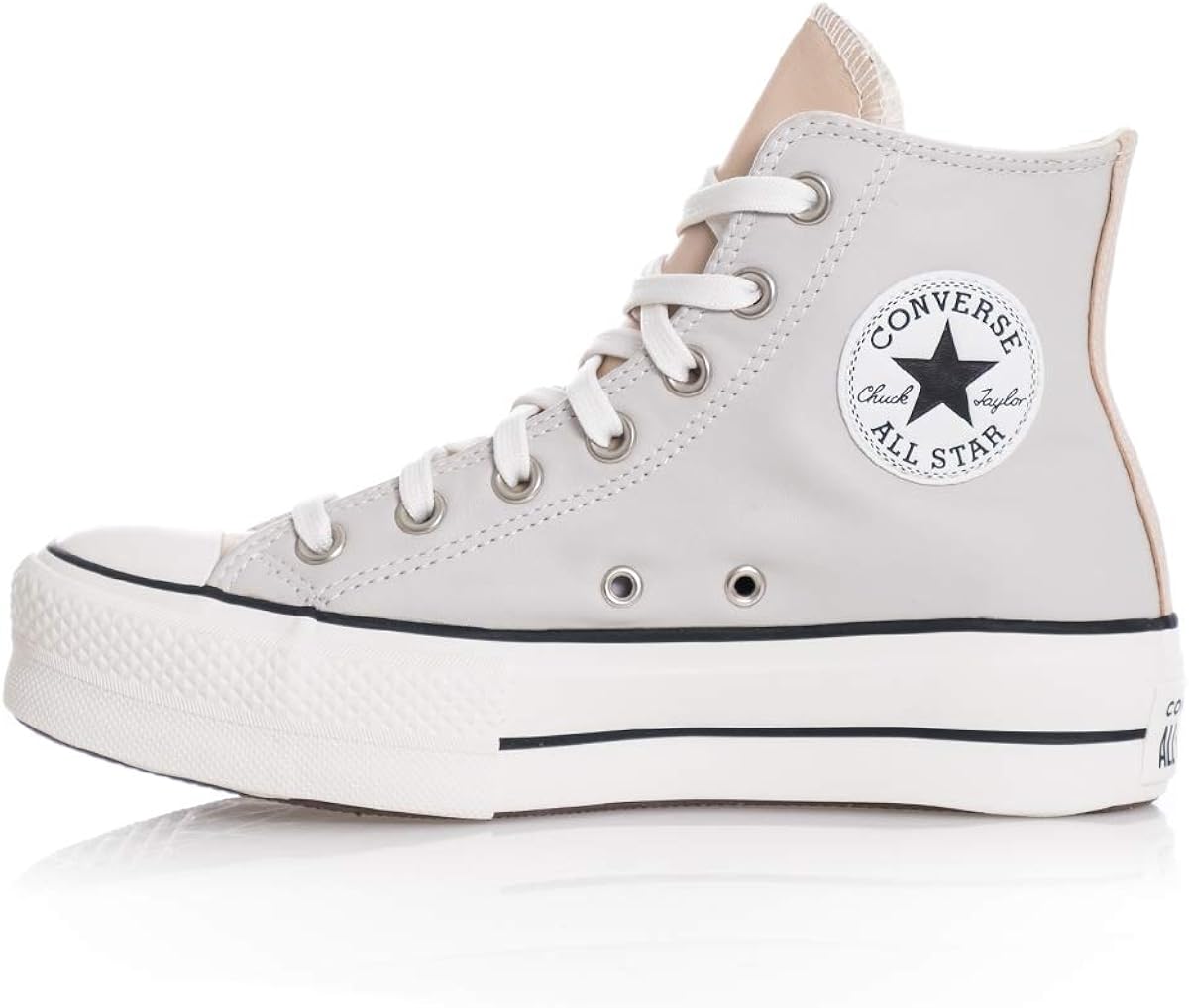 neutral tones platform chuck taylor all star
