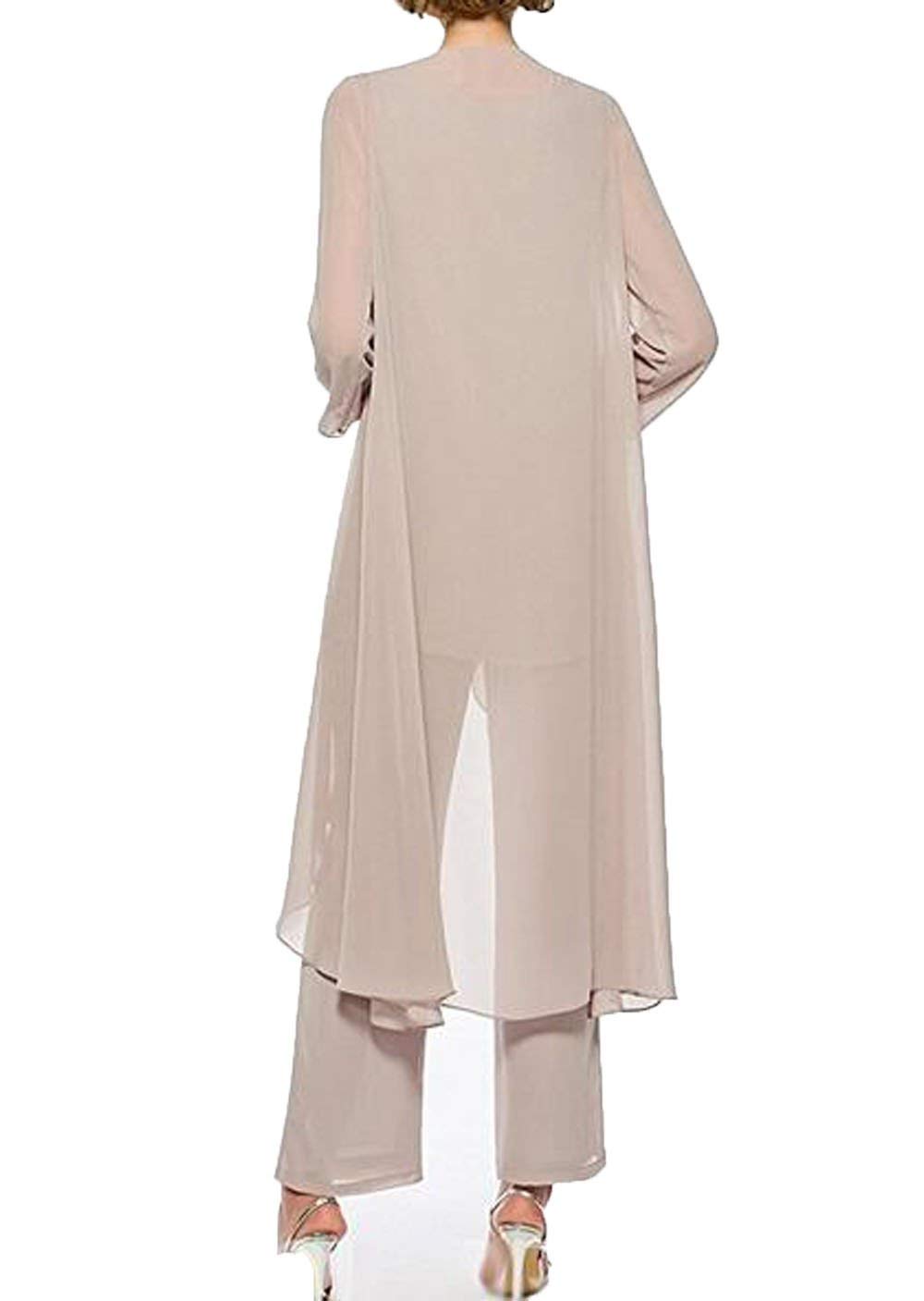 Fitty Lell Women's ThreePieces Mother Of The Bride Dress Pants Suits