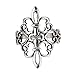 CloseoutWarehouse 925 Sterling Silver Noble Fleur De Lis Ring Size 10