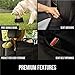 Gorilla Grip Original Premium Slip-Resistant Pet Car Seat Protector for Pets, Free Dog Bowl, Durable Protectors for Cars, SUV, Underside Grip, Waterproof, Seat Belt Openings, Pocket, Hammock: Black