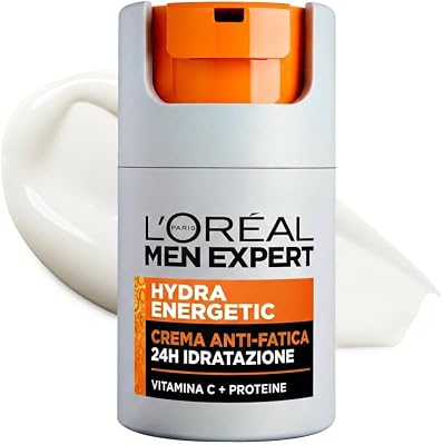 L'OREAL MEN EXPERT HYDRA ENERGETIC - Crème Hydratant Anti-Fatigue Longue Durée - 50ml