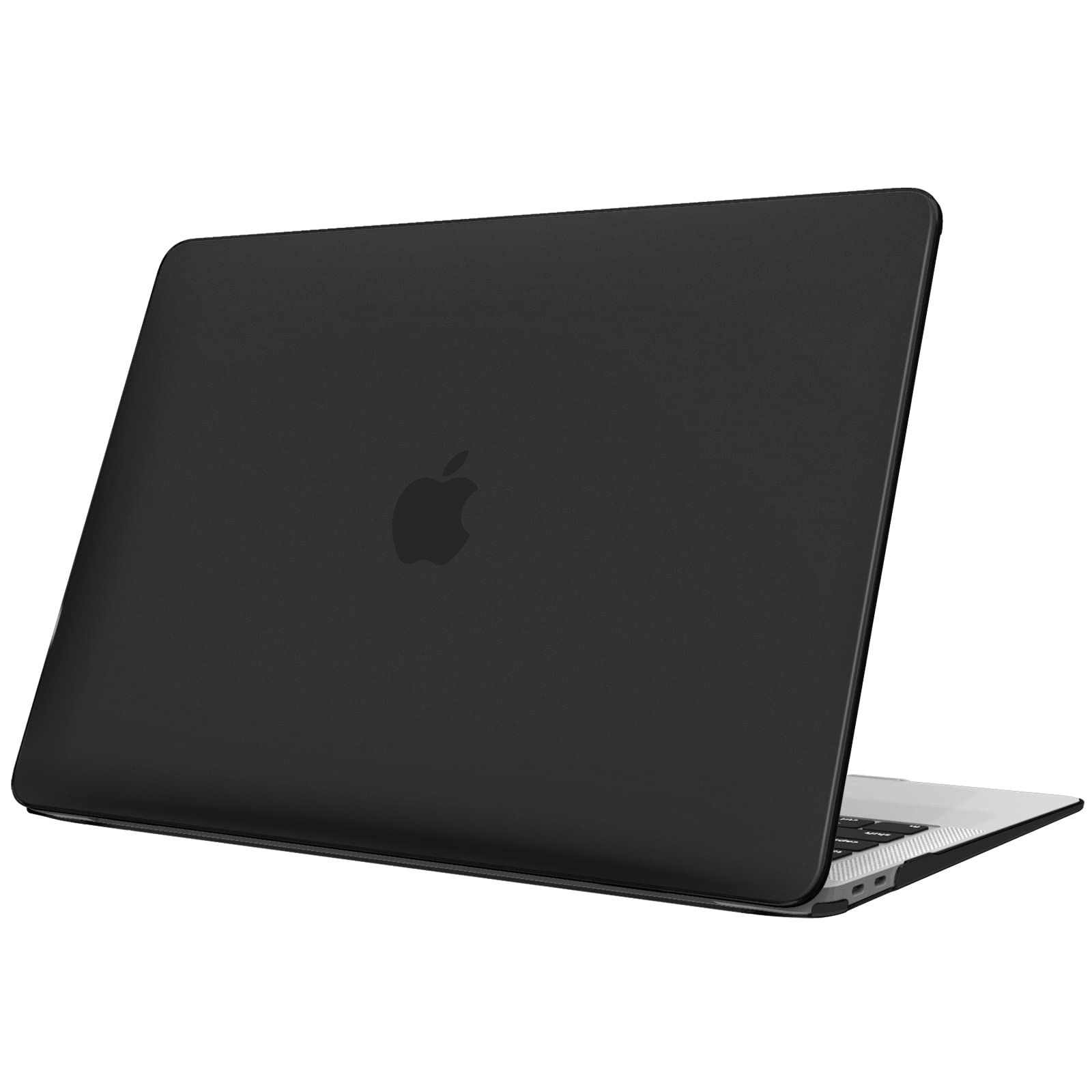 FINTIE Case Compatible with MacBook Air 13.3 inch (2020/2019/2018 Not for 2024) Model A2337(M1)/A2179/A1932, Protective Snap-On Hard Shell Cover Fit 13.3" Retina Display Touch ID, Black