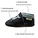 SAYOYO Baby Cute Dolphin Soft Sole Black Leather Infant and Toddler Shoes 12-18 Months