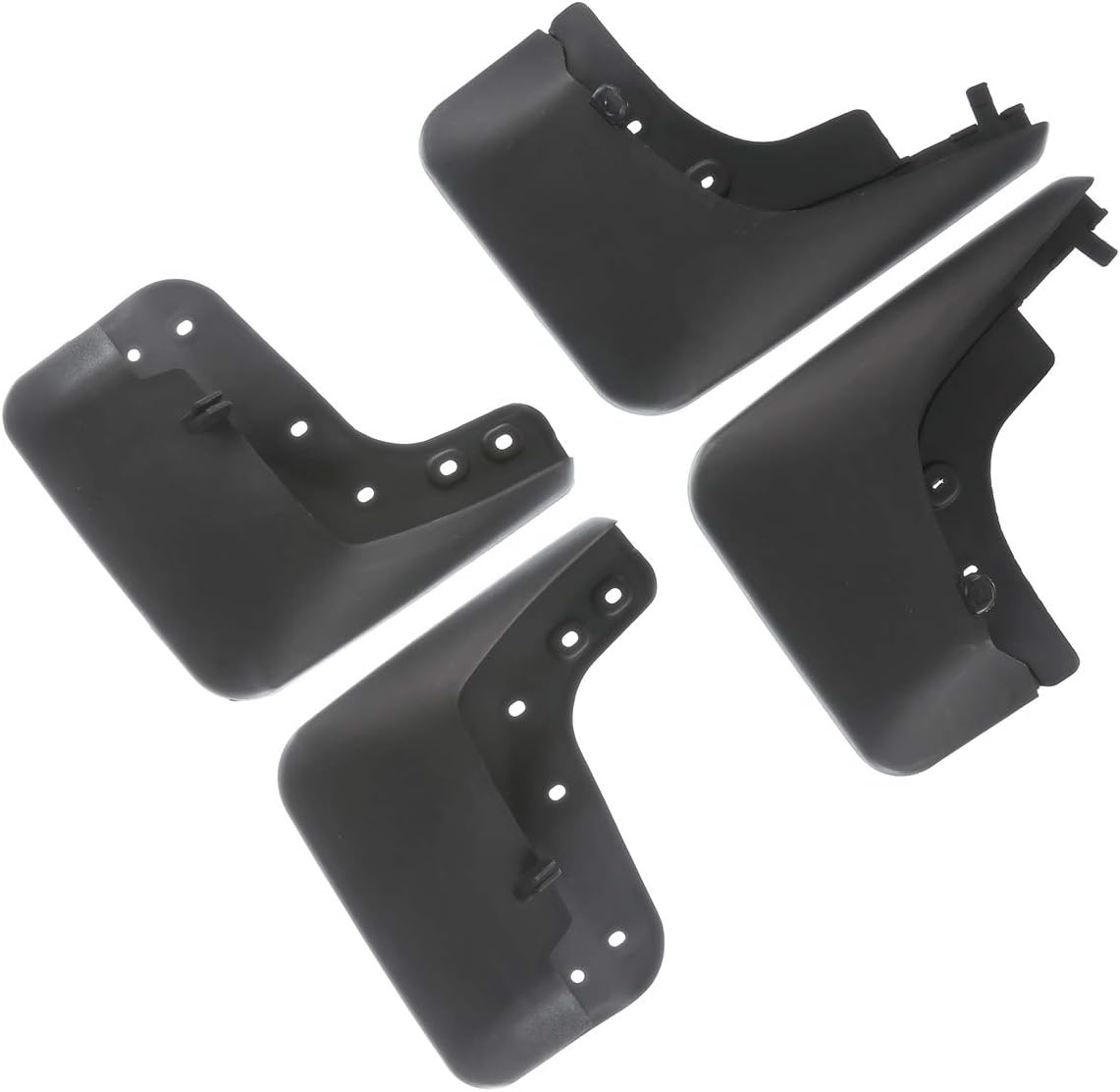 4x Splash Guards Front and Rear Compatible with T-i-g-u-a-n 5N SUV 2007-2015 5N0075101, black - Image 3