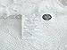 DaDa Bedding Luxury White Roses Faux Fur with Sherpa Backside Fleece Throw Blanket - Super Soft Warm Plush Luxe Solid Toss - 50
