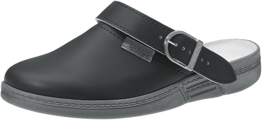Abeba Leather Clog Black Size 38