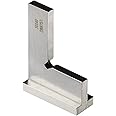Precision Machinist Square 2 Inch Engineer Square 90 Degree Right Angle Ruler Ground Hardened Steel with Seat 2 x 1.6 Inch