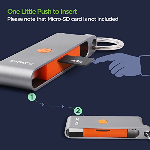 Omars Micro SD Memory Card Reader Adapter with Lightning Connector, External Storage Memory Expansion Support up to 128G for iPhone / iPad / PC / Mac [Apple MFI Certified] (SD card not included) - Thumbnail 7