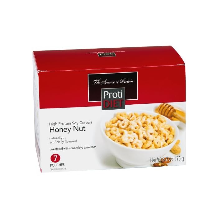 ProtiDiet High Protein Soy Cereals - Honey Nut 6.2 oz. (7 servings)