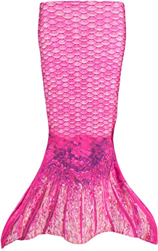 Fin Fun Toddler Mermaid Tail Costume for Swimming, Malibu Pink, Size 5T