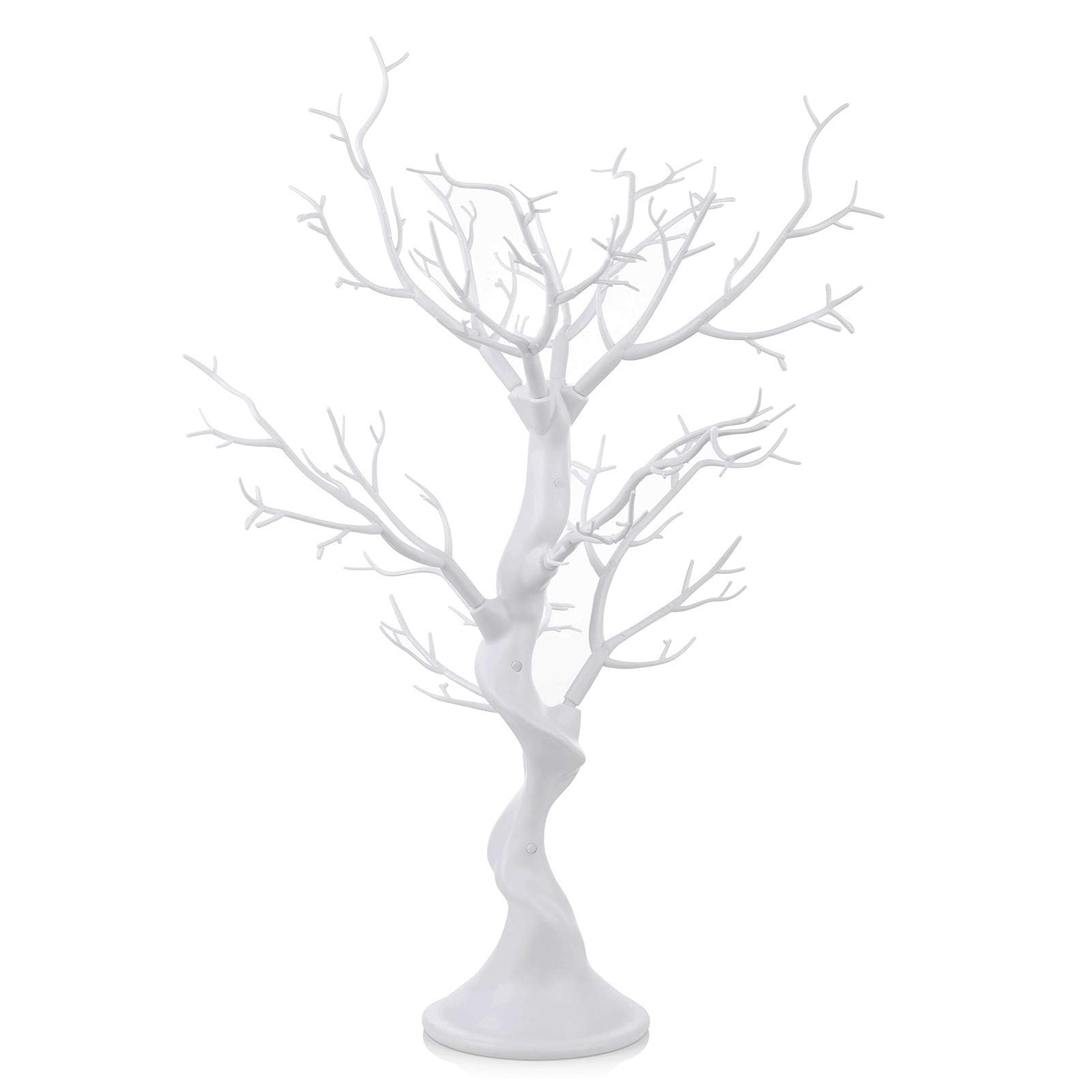 Sziqiqi White Twig Tree Wedding Easter Centrepieces for Tables Decoration, Artificial Easter Tree for Centerpiece for Weddings Christmas Birthday Party Tabletop Decoration, 58cm Height