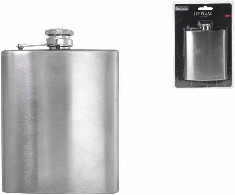 Hip Flask 200 ml Stainless Steel Pocket Hip Flask Schnapsflache Water Bottle