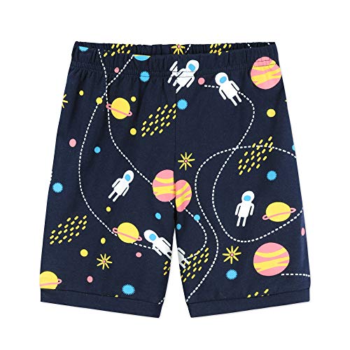 51TyPSO5jPL Little Boys Pajamas Cars Motorcycle 100% Cotton Toddler Short Sleeve Sleepwear Boys Summer PJs Clothes Outfit Sets 2-7T - Image 4