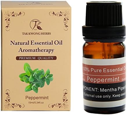 TKH 10ml Peppermint Pure Essential Oil Natural Plants Essence Extracted Therapeutic Oil
