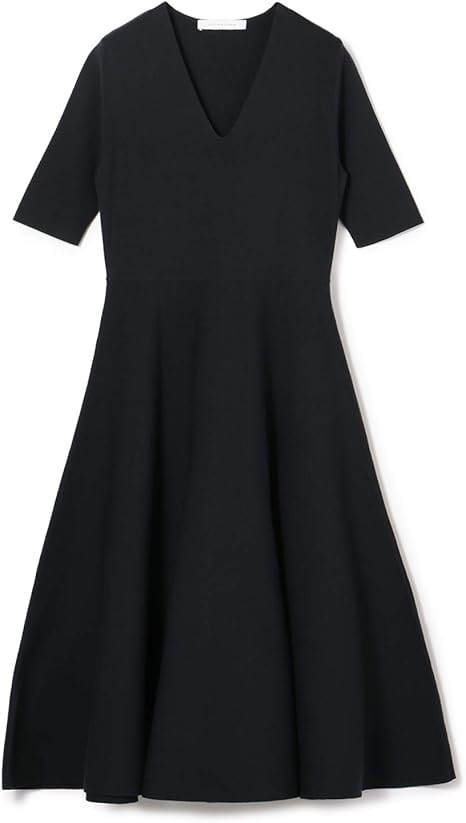 Amazon Co Jp エストネーション Estnation ミラノリブvネックワンピース 38 Mサイズ相当 ネイビー レディース 服 ファッション小物