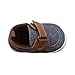 BARE HUGS Baby Boys Soft Infant Boat Shoe Style Loafer Blue Denim 0-3 Months