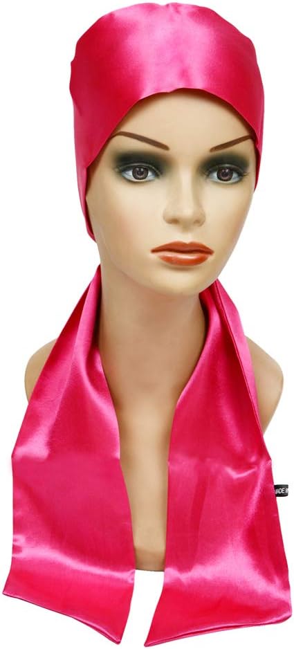 Satin Scarves for Wigs Grip Band Headband Soft Satin Laying Scarf for Lace Front Wigs Keep Wig Secured Headband for Yoga Makeup