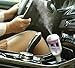 NANELER Car Diffuser Car Humidifier Air Freshener Portable Mini Aromatherapy Essential Oil Purifier with Filter Sponges Refill Sticks Filter Replacement Purple