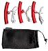 BigPantha Rim Protectors for a Motorcycle, Car or ATV. Ideal Tire Changing Tools to Shield Wheels & Rims When Using Tyre Changing Spoons/Irons! Set of 3 with a Free Carry Pouch.
