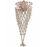 Efulgenz Rhinestone Crystal Hand Chain Bracelet