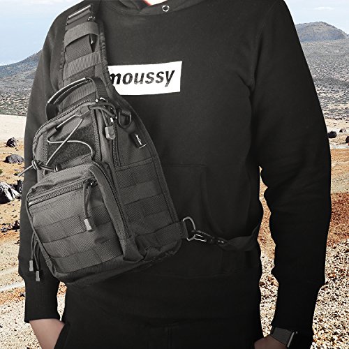 ProCase Tactical Sling Bag, Military Rover Shoulder Sling Pack, Outdoor