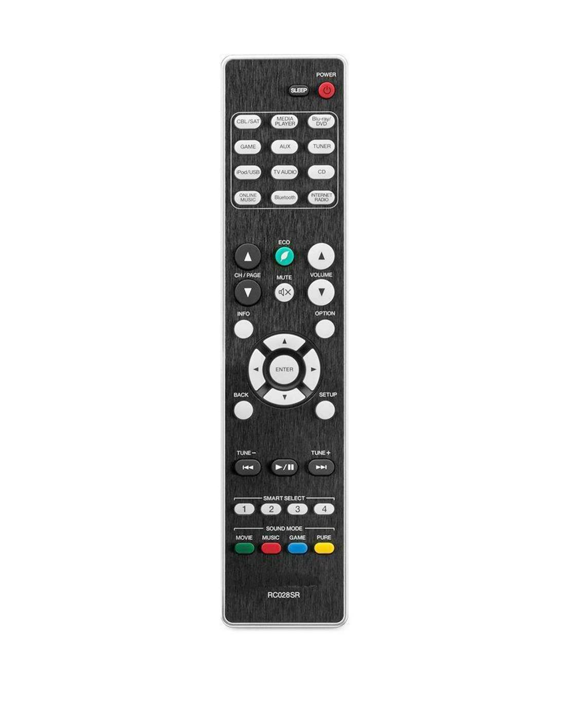 AULCMEET RC028SR Replacement Remote Control Compatible with Marantz 5.2 Channel Network AV Surround Receiver 30701021600AS NR1506