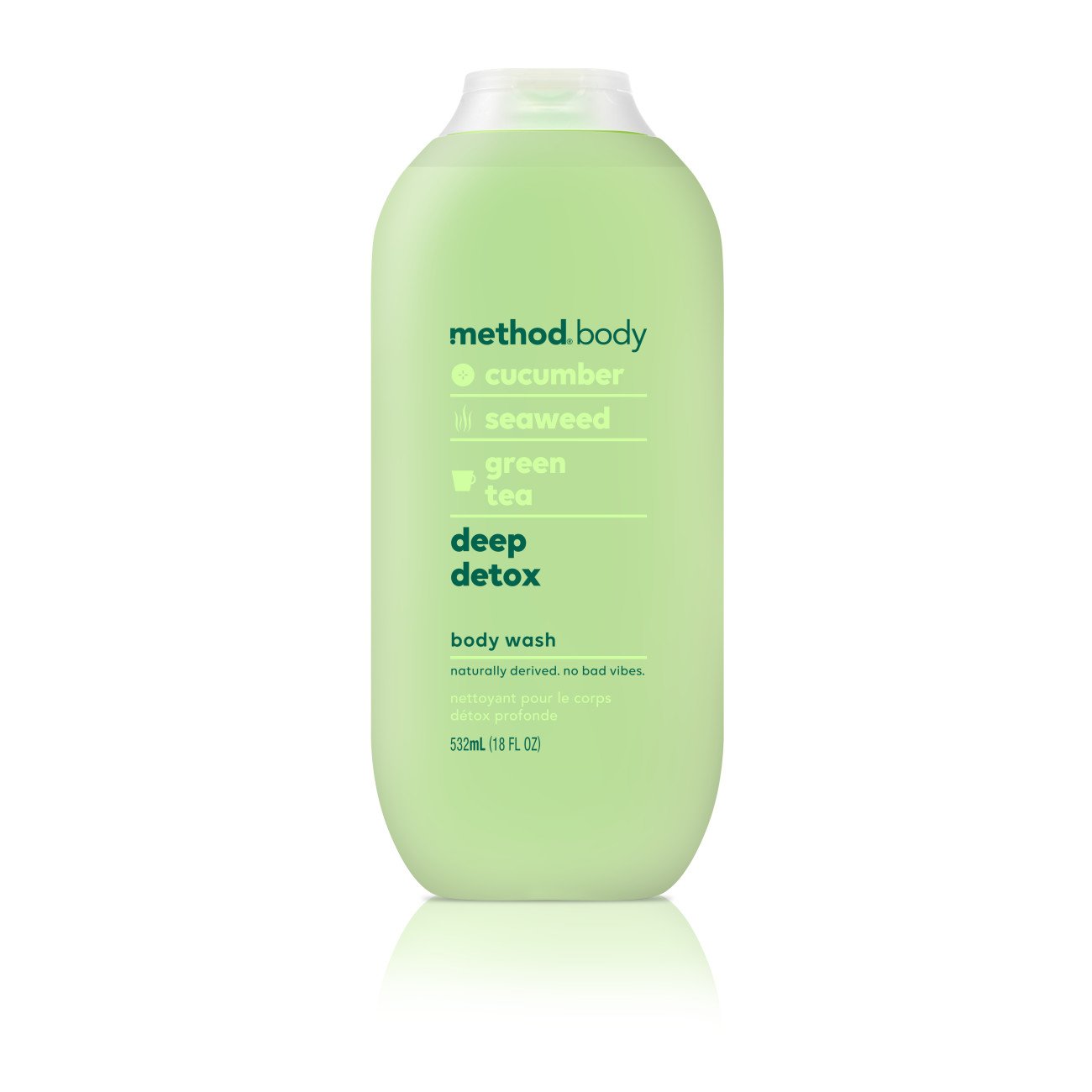 Method Body Wash, Deep Detox, 18 Fl Oz: Prime Pantry