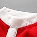 Voberry® Girls Boys Kids Infant Soft Santa Hat Claus Suit Christmas Gift (12-18month)