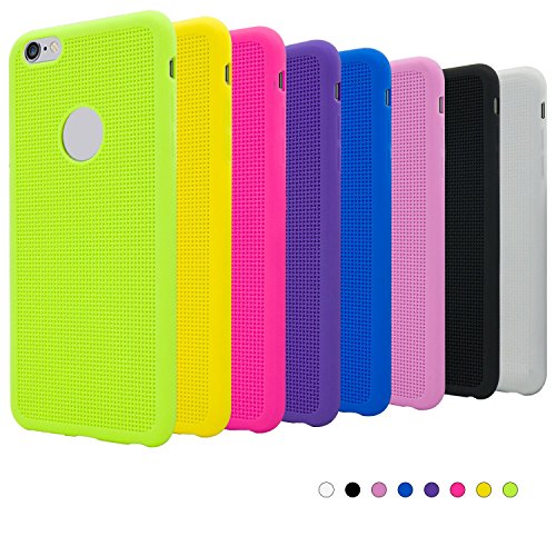 iPhone 6s case, iPhone 6 case, OKRAY 8 Pack Stylish Ultra Thin Lightweight Protective Anti Scratch Slim Case Skin Cover Bumper with Soft Back for iPhone 6 6s 4.7 inch Black Rose Purple Blue Green Pink