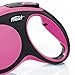 FLEXI New Comfort Retractable Dog Leash (Tape), 26 ft, Large, Pink (CF30T8.250.P)