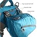 Kurgo Dog Saddlebag Backpack, Back Pack Dog Harness, Hiking Pack for Dogs, Packs for Pets to Wear, Camping & Travel Vest Harness, Reflective, Lightweight, Baxter Pack, for Medium & Large Pets
