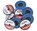 ABN Sandpaper Disc Set, 3in - T27 80 Grit High Density Zirconia Alumina 10pk Round Sander Flat Flap Round Sanding Pads