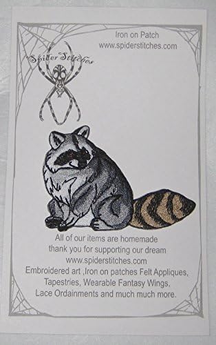 Cute Raccoon Racoon Iron on Patch