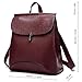 SiMYEER Women's Pu Leather Backpack Purse Ladies Casual Shoulder Bag School Bag for Ladies