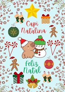 Livro Capi Natalina - Livro para Colorir