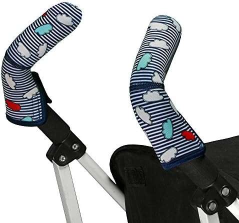 Choopie Stroller Handle Covers, Paris Clouds
