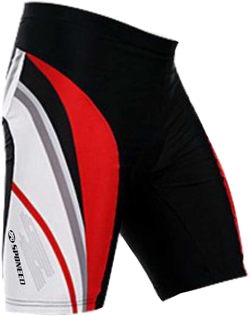 sponeed Bicycle Jersey for Men Cyclist Shirts and Shorts Set Short Sleeve Suits Padded Bike Pants: Clothing