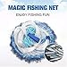 uramiracle Magic Fishing Net Finefish Aluminum Ring Fishing Cast Net 10ft Dia, Monofilament Thread Throwing Net for Saltwater/Freshwater Fishing - Assembled