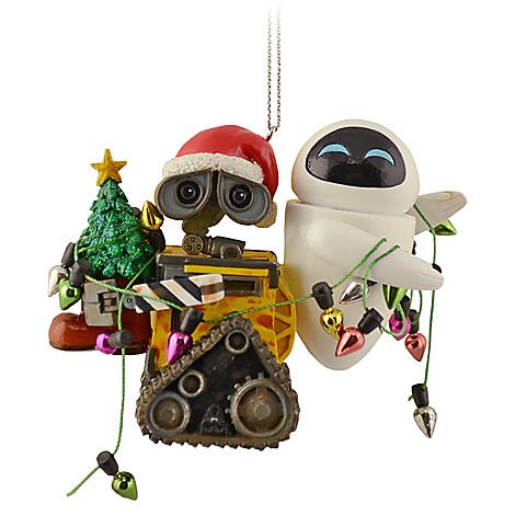 Disney Holiday Wall-E & Eve Ornament - Disney Theme Parks Exclusive & Limited Availability