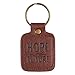 Brown Faux Leather Keychain | Journey - Jeremiah 29:11 | Christian Gifts for Men