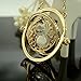 Harry Potter Time-Turner Hourglass Pendant Necklace 18K Gold Plated/Tone