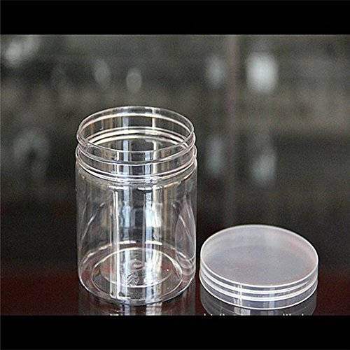 Dealglad 10PCS 400ml PET Plastic Sealed Food Caddy Nuts Spice Storage