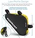 Aduro Sport Bicycle Bike Storage Bag Triangle Saddle Frame Pouch for Cycling (Yellow)