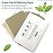 MARY LAVENDER Oil Blotting Paper sheets with Green Tea for Face,100% Natural Absorbing Excess Shine Oil Tissues for Both Men Women,Prevent Blackhead Acne,Free of Synthetic Fragrance,200 Sheets(2 Pack)