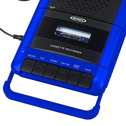 Jensen-MCR-100SB-Portable-Shoe-Box-Cassette-RecorderPlayer-Voice-Recorder-Built-in-Speakers-Microphone-Power-Adapter-Included-Limited-Edition-Model