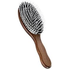 Acca Kappa Hair Extension Kotibé Wood Oval Brush with Boar Bristle and Nylon Monofilament