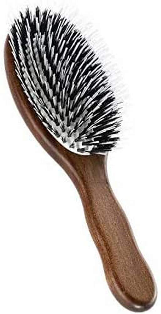 Acca Kappa Hair Extension Kotibé Wood Oval Brush with Boar Bristle and Nylon Monofilament